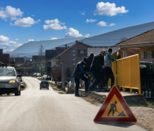 Поправка ограде на мосту преко Правачке реке, фото: портал Сврљижанин